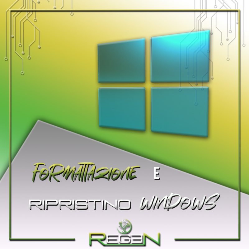 Formattazione E Ripristino Windows