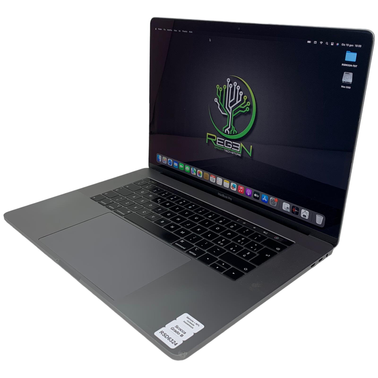 Apple MacBook Pro 15 TouchBar 2018 i7 16-500 SSD RSD6324