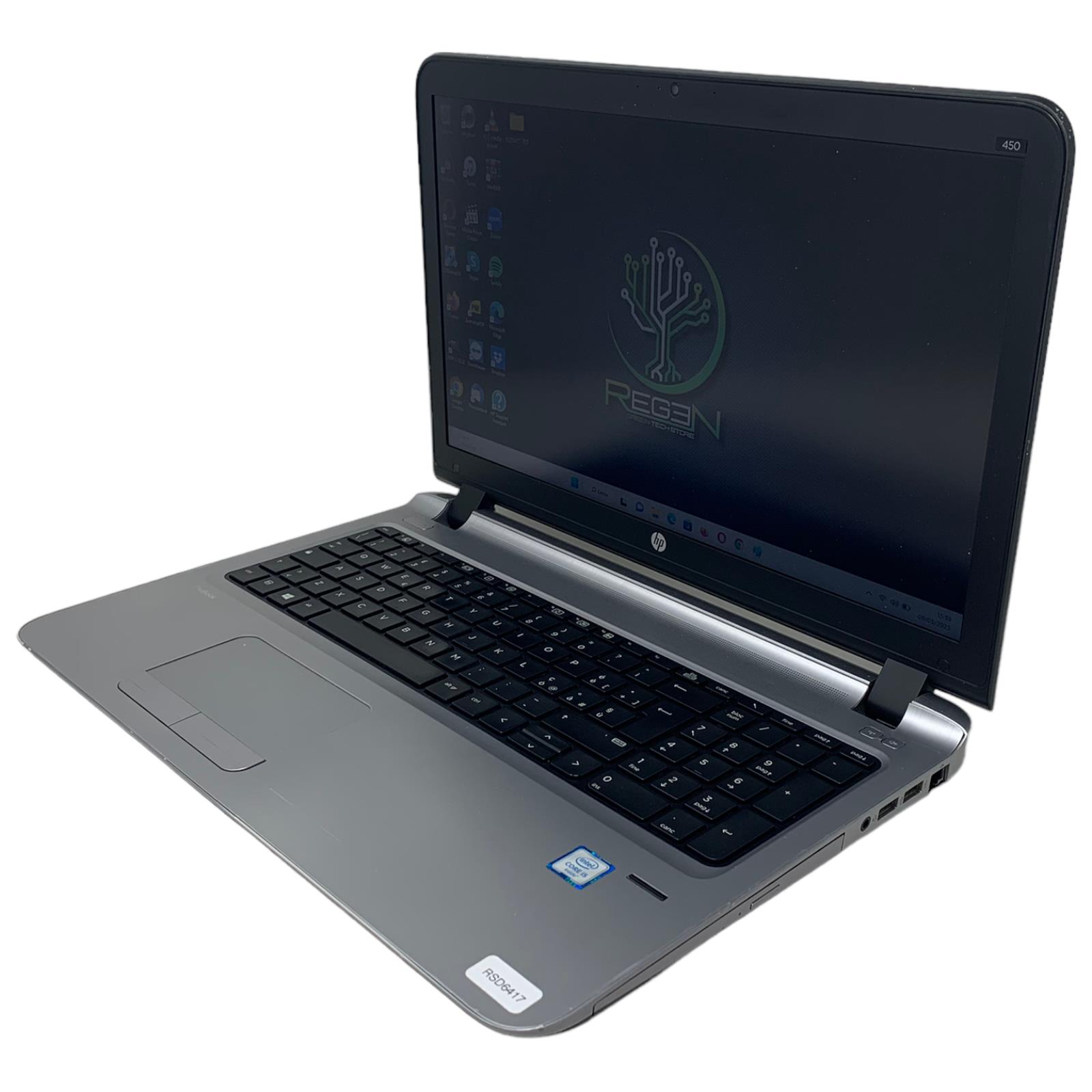 RSD6417 HP ProBook 450 G3 15" i5 8-256 SSD Gar. 12 Mesi