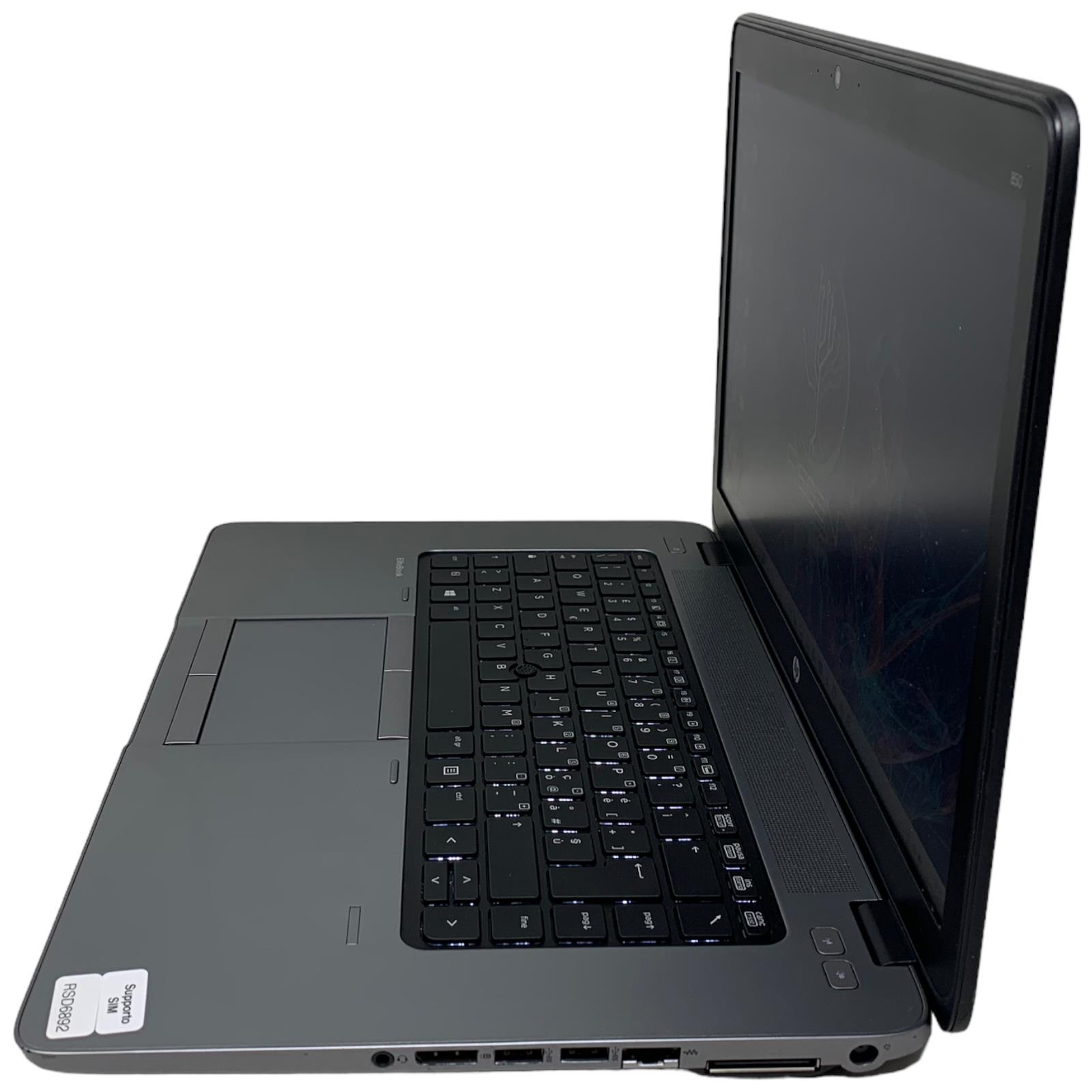 RSD6892 HP EliteBook 850 G1 15" i7 8-512 SSD Gar. 12m Fattura